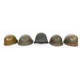 SWISS ARMY & WORLD MILITARY COMBAT HELMETS