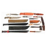 HUNTING & THEATER MADE KNIVES, MACHETE & AXE