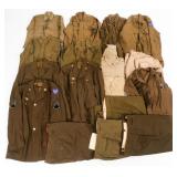 WWII US ARMED FORCES TUNICS & TROUSERS