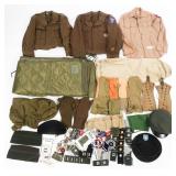 WWII - COLD WAR US ARMY IKE JACKETS & FIELD GEAR