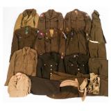 WWII US ARMY UNIFORMS - MACKINAW & WOMENS DRESS