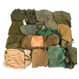 WWII - COLD WAR US DUFFLE BAG & HALF SHELTERS