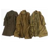 US ARMY, USMC, AND FRENCH ARMY OVERCOATS