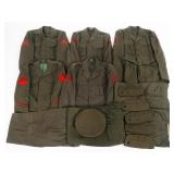 KOREAN WAR USMC SERVICE ALPHA UNIFORMS