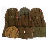 WWII - KOREAN WAR US ARMY IKE JACKETS & UNIFORMS