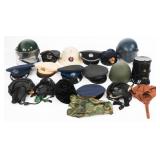 COLD WAR US, UK, FRENCH, & WEST GERMAN HEADGEAR