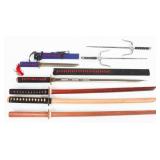 MODERN WOODEN KATANAS, SAI DAGGERS & TANTO