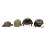 WWI - COLD WAR US ARMY COMBAT HEADGEAR