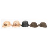 WWI - WWII US & GERMAN M1917 & M40 HELMET SHELLS
