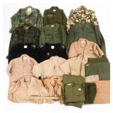 US ARMED FORCES UTILITY, CAMO SHIRTS & UNIFORMS