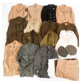 WWII - KOREA US ARMED FORCES OVERCOATS & UNIFORMS