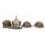 REENACTOR US & GERMAN HELMETS