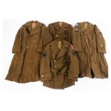 WWII US ARMY NCO SHORT & LONG OVERCOATS