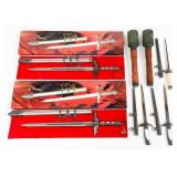 WWII GERMAN REENACTOR DAGGERS & GRENADES