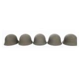 COLD WAR SWEDISH ARMY M26 COMBAT HELMETS