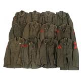WWII USMC ALPHA GREEN SERVICE TUNICS