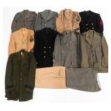 WWII US NAVY OFFICER & CPO TUNICS