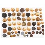 WWI - COLD WAR US ARMED FORCES UNIFORM BUTTONS