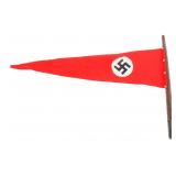 WWII GERMAN NSDAP RALLY PENNANT