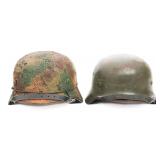 REENACTOR WWII GERMAN ARMY M40 COMBAT HELMETS