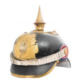 WWI GERMAN OLDENBERG FIRE CHIEF PICKELHAUBE