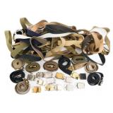 WWII - COLD WAR US ARMED FORCES WEB BELTS