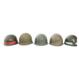 WWII - COLD WAR US ARMY M1 COMBAT HELMETS & LINERS