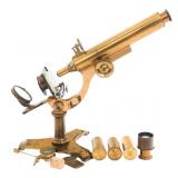 CIVIL WAR UNION MEDICAL BRASS MICROSCOPE