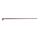 WWII GERMAN HUNTING ASSOCIATION WOLF HEAD CANE
