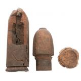 CIVIL WAR DUG RELIC 3' HOTCHKISS & PARROTT SHELL