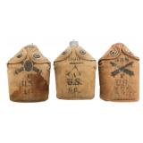 WWI US AEF CANTEENS & COVERS