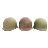 WWII - COLD WAR US ARMY M1 COMBAT HELMETS & LINER