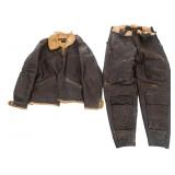 WWII USAAF TYPE B-6 FLIGHT JACKET & A-3 TROUSERS