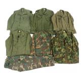 VIETNAM WAR US ARMY JUNGLE JACKETS & PANTS
