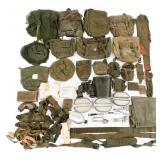 VIETNAM WAR US ARMY FIELD GEAR & FIELD BAGS
