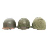 KOREAN WAR - VIETNAM WAR US ARMY M1 COMBAT HELMETS