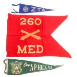 WWII US ARMY GUIDON & FRATERNITY PENNANT