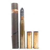 WWII US ARMY ANTI-TANK ROUND & SHELLS