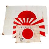 REENACTOR WWII IMPERIAL JAPANESE FLAGS