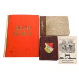 WWII GERMAN HILTER CIGARETTE CARD BOOK & PHOTOS