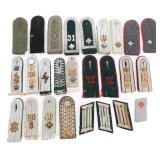 WWI - WWII GERMAN SHOULDER BOARDS & COLLAR TABS