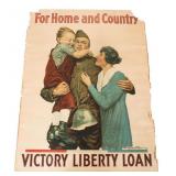WWI US VICTORY LIBERTY LOAN PROPAGANDA POSTER