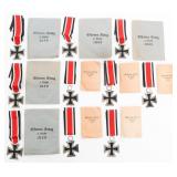 WWII GERMAN 2nd CLASS IRON CROSSES & PACKETS