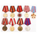 COLD WAR SOVIET ANNIVERSARY JUBILEE MEDALS