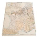 WWII GERMAN OPERATION OVERLORD ANNOTATED MAP