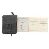 WWII GERMAN GREAT BRITAIN MAP BOOKS & CASE BAG