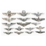 COLD WAR USAF STERLING ASTRONAUT & NAV. WINGS