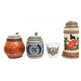 WWI - WWII GERMAN ARMY REGIMENTAL STEINS & MUG