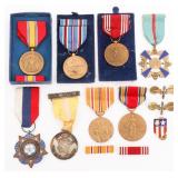 WWII US & CHINESE ARMED FORCES MEDALS & PINS