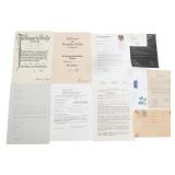 WWII - 1950s GERMAN DOCUMENTS & PAPER EPHEMERA